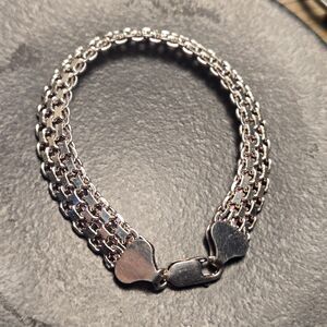 Italy Chain Sterling Silver 925 Bracelet 6 Inches